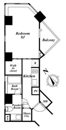 KDXレジデンス麻布仙台坂の物件間取画像